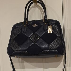 Coach Black Satchel Bag
